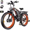 Electric Bike 2000W Dual Motor Fat Tire 26x4 Mountain Bike