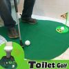 Toilet Golf Game Set ; Practice Mini Golf In Any Restroom/Bathroom; Great Toilet Time Funny Gag Gifts For Golfer