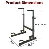 Power Tower Dip Station with Bench Pull Up Bar Stand Adjustable Height Heavy Duty Multi-Function Fitness Training Equipment