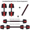 Dumbbells Set, Adjustable Weights 3-in-1 Set Barbell 44Lb, Home Gym Equipment for Men Women Gym Workout Fitness Exercise