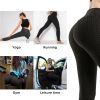 Women TIK Tok Leggings Bubble Textured Butt Lifting Yoga Pants Black Small