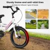 A14115 Kids Bike 14 inch for Boys & Girls with Training Wheels, Freestyle Kids' Bicycle with fender and carrier.