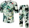 Floral Tracksuits for Men Casual Button Down Short Sleeve Hawaiian Shirts and Shorts Suits