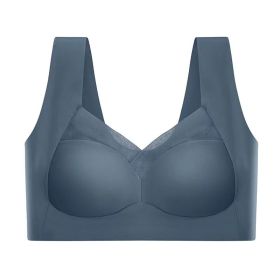 Posture Correcting Bra for Seniors, Anti Sagging Bras (Color: dark blue)