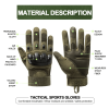 Unisex Airsoft Sports Gloves with Touchscreen Fingertip Capability