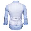 Men's Suit Vest Slim Fit Double Breasted Dress Vest