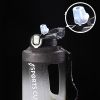 Sports Water Jug With Time Markers; Gradient Color Fitness Accessories