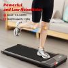 Under Desk Walking Mat Treadmill, Small Portable Office and Home Treadmill, Quiet and Lightweight Flatbed Treadmill with Remote Control