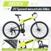 29" Folding Mountain Bike ,Suspension Fork,Aluminium Alloy Frame 21Speed Mountain Bike