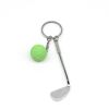 1PCS Golf Key Chain Pendant Schoolbag Backpack Pendant Small Gift Golf Creative European And American Metal Pendant Crafts