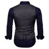 Men's Suit Vest Slim Fit Double Breasted Dress Vest